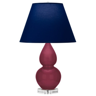 Robert Abbey - SM13N - One Light Accent Lamp - Small Double Gourd - Sugar Plum Glazed Ceramic w/Lucite