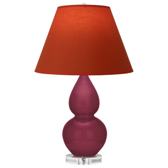 Robert Abbey - SM13T - One Light Accent Lamp - Small Double Gourd - Sugar Plum Glazed Ceramic w/Lucite