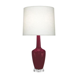 Robert Abbey - SM35 - One Light Accent Lamp - Small Emma - Sugar Plum Glazed Ceramic w/Polished Nickel