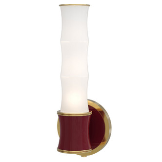 Robert Abbey - SM68 - One Light Wall Sconce - Kane - Sugar Plum w/Modern Brass