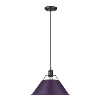 Orwell One Light Pendant (3306-L BLK-EP)