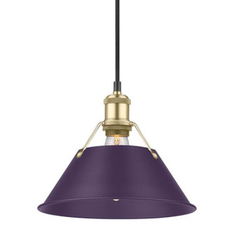 Golden - 3306-M BCB-EP - One Light Pendant - Orwell - Brushed Champagne Brass