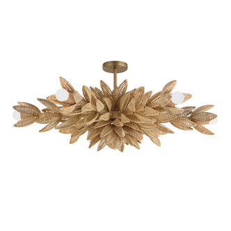 Arteriors - DFS03 - Six Light Semi-Flush Mount - Kasai - Natural
