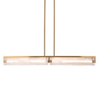 Varaluz - 531N02SB - LED Linear - Mingle - Satin Brass