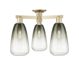 Innovations - 716-3F-AB-G480-6SL - Three Light Semi-Flush Mount - Arcadia - Antique Brass