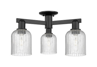 Innovations - 716-3F-BK-G559-5SDY - Three Light Semi-Flush Mount - Arcadia - Matte Black