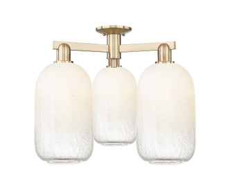 Innovations - 716-3F-CB-G482-7OP - Three Light Semi-Flush Mount - Arcadia - Champagne Bronze
