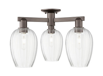 Innovations - 716-3F-OB-G457-6CL - Three Light Semi-Flush Mount - Arcadia - Oil Rubbed Bronze