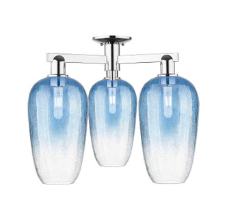 Innovations - 716-3F-PC-G484-7SB - Three Light Semi-Flush Mount - Arcadia - Polished Chrome