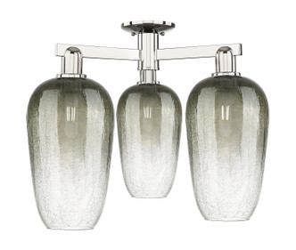 Innovations - 716-3F-PN-G484-7SL - Three Light Semi-Flush Mount - Arcadia - Polished Nickel