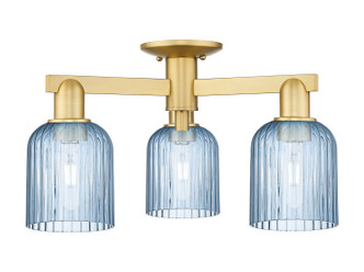 Innovations - 716-3F-SG-G559-5BL - Three Light Semi-Flush Mount - Arcadia - Satin Gold