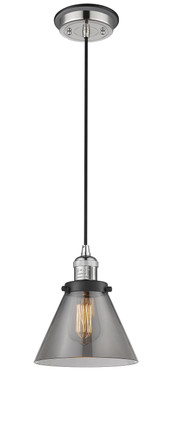Innovations - 201CBP-PNBK-G43 - One Light Mini Pendant - Franklin Restoration - Polished Nickel