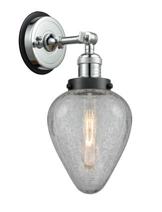 Innovations - 203PC-BPBK-HRBK-G165 - One Light Wall Sconce - Franklin Restoration - Polished Chrome