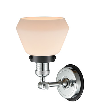 Franklin Restoration One Light Wall Sconce (203PC-BPBK-HRBK-G171)