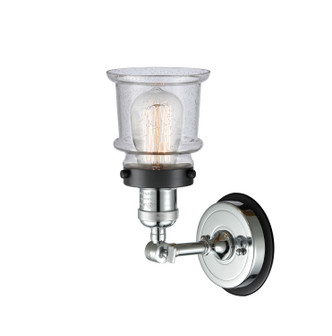 Franklin Restoration One Light Wall Sconce (203PC-BPBK-HRBK-G184S)