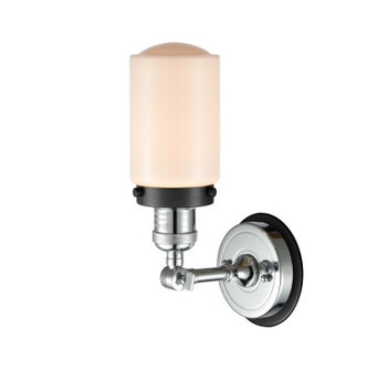 Franklin Restoration One Light Wall Sconce (203PC-BPBK-HRBK-G311)