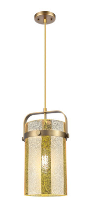 Innovations - 413-1PM-BB-G413-1S-8ME - One Light Mini Pendant - Downtown Urban - Brushed Brass