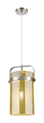 Innovations - 413-1PM-SN-G413-1S-8ME - One Light Mini Pendant - Downtown Urban - Satin Nickel