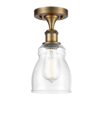 Innovations - 516-1C-BB-G394 - One Light Semi-Flush Mount - Ballston - Brushed Brass