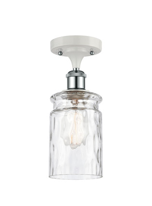 Innovations - 516-1C-WPC-G352-LED - LED Semi-Flush Mount - Ballston - White Polished Chrome