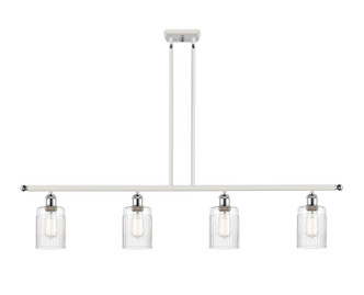 Innovations - 516-4I-WPC-G342 - Four Light Island Pendant - Ballston - White Polished Chrome
