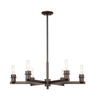 Innovations - 716-6CR-OB - Six Light Chandelier - Arcadia - Oil Rubbed Bronze