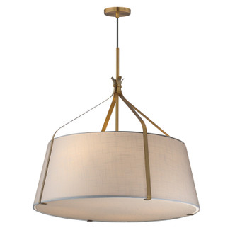 Maxim - 16183WLNAB - Four Light Pendant - Bandera - Natural Aged Brass Maxim - 16183WLNAB - Four Light Pendant - Bandera - Natural Aged Brass