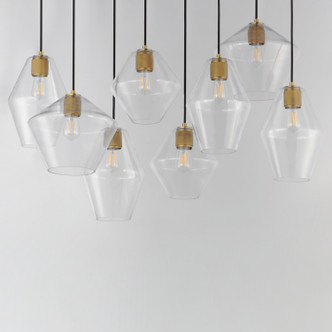 Geode Eight Light Pendant (21339CLNAB)