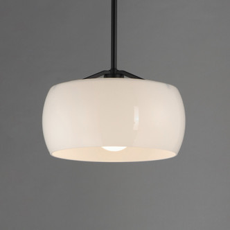 Glazed One Light Pendant (26141WTBK)