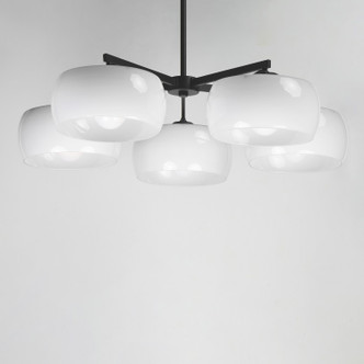 Glazed Five Light Chandelier (26145WTBK)