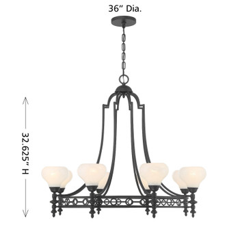 Allston Eight Light Chandelier (1-1605-8-89)