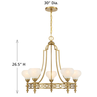 Allston Five Light Chandelier (1-1606-5-322)