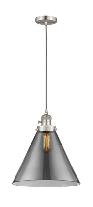 manufacturer_finish:Brushed Satin Nickel|manufacturer_glass:Light Smoke Cone 12|light_output:220.00lm|color_temperature:2200K|cri:99