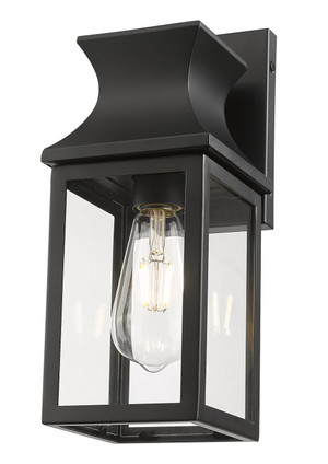 Stockwell One Light Wall Lantern (1021BK)