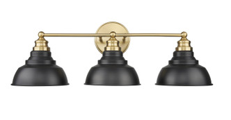 Bishop Three Light Vanity (IN40028BK)