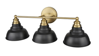 Bishop Three Light Vanity (IN40028BK)