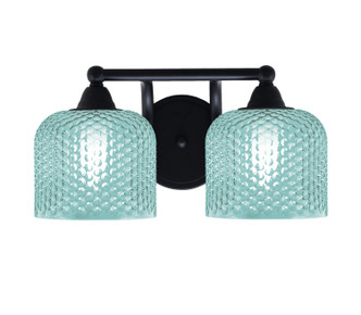 Toltec Lighting - 3422-MB-4615 - Two Light Bath Bar - Paramount - Matte Black