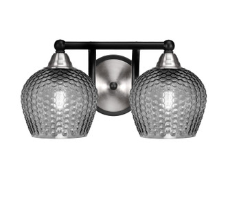 Toltec Lighting - 3422-MBBN-4602 - Two Light Bath Bar - Paramount - Matte Black & Brushed Nickel