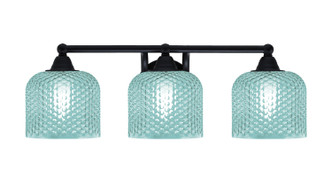 Toltec Lighting - 3423-MB-4615 - Three Light Bath Bar - Paramount - Matte Black