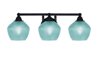 Toltec Lighting - 3423-MB-4625 - Three Light Bath Bar - Paramount - Matte Black