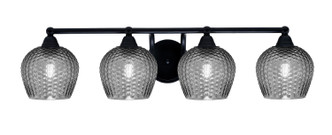 Toltec Lighting - 3424-MB-4602 - Four Light Bath Bar - Paramount - Matte Black