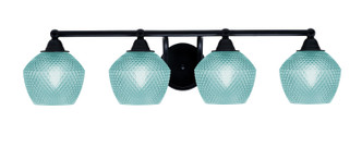 Toltec Lighting - 3424-MB-4625 - Four Light Bath Bar - Paramount - Matte Black