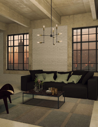Jersey Nine Light Chandelier (AC10589VB)
