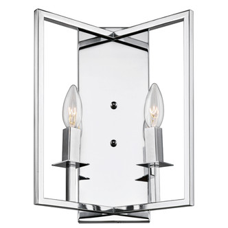 Artcraft - AC10727CH - Two Light Wall Mount - Allston - Chrome