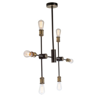 Tribeca Three Light Flush Mount (AC10786BK)