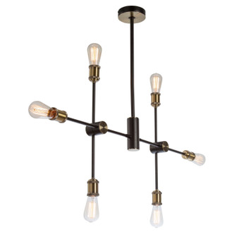 Tribeca Six Light Chandelier (AC10786BK)