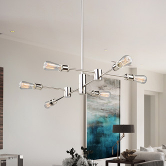 Tribeca Six Light Chandelier (AC10786PN)