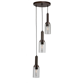 Artcraft - AC10863BU - Three Light Pendant - Home Glow - Brunito