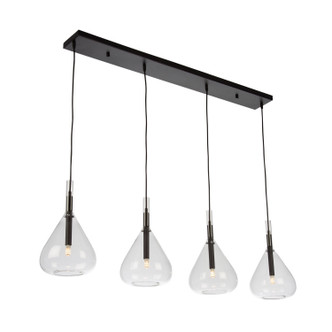 Conic Four Light Island Pendant (AC11164BK)