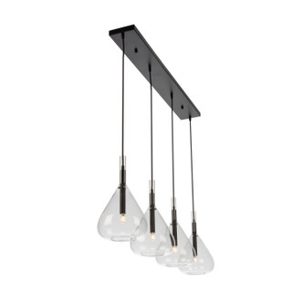 Conic Four Light Island Pendant (AC11164BK)